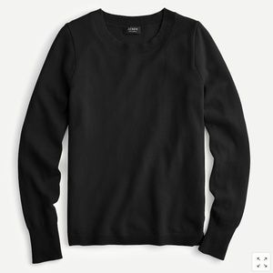 J. Crew Black 100% Cashmere Sweater
